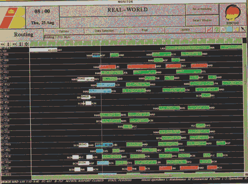 SISCOG | Screenshot of the TRUTH system developed for IBERIA